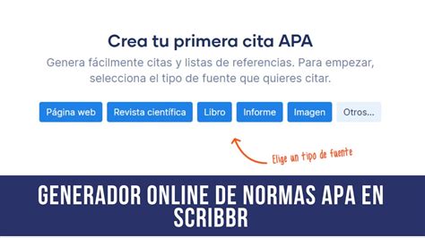 generador de normas apa|Generador de citas APA gratuito [Versión 2024]